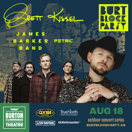 Burt Block Party Brett Kissel Burton Cummings Theatre Burton