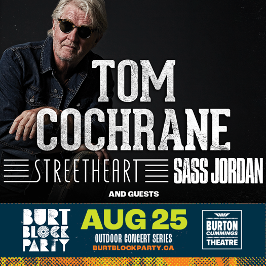 Burt Block Party Tom Cochrane presented by Access Credit Union